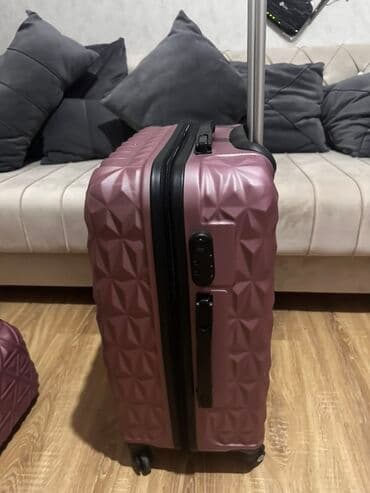 Sərnişin baqaj dəsti – 2 hissəli - Rəng: şərab-bənövşəyi (metal lalafo.az -da — 5 Sərnişin baqaj dəsti – 2 hissəli - Rəng: şərab-bənövşəyi (metal — 5