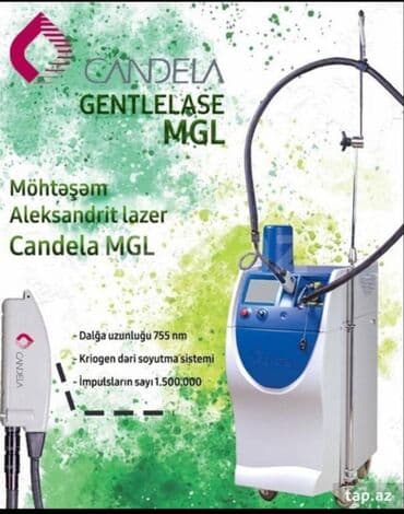 Aleksandrit lazer Candela MGL satilir lalafo.az -da Aleksandrit lazer Candela MGL satilir