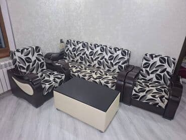 İşlənmiş, Divan, 2 kreslo, Divan, Jurnal masası, Bazalı, Açılan lalafo.az -da İşlənmiş, Divan, 2 kreslo, Divan, Jurnal masası, Bazalı, Açılan