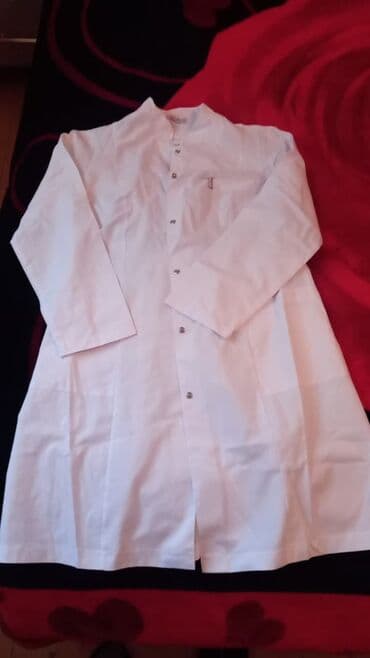 Ağ laboratoriya xalatı - Klassik model, uzun dizayn - Uzun qol, düz lalafo.az -da Ağ laboratoriya xalatı - Klassik model, uzun dizayn - Uzun qol, düz