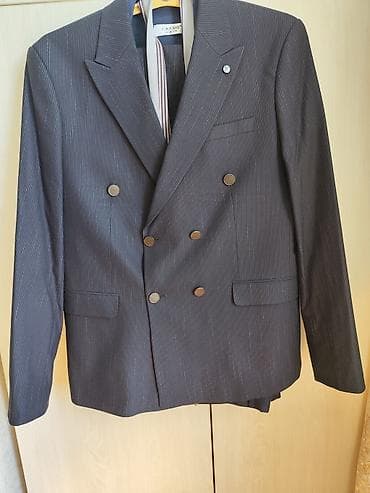 Мужской костюм, Демисезон, 5XL, цвет - Черный at lalafo.az Мужской костюм, Демисезон, 5XL, цвет - Черный