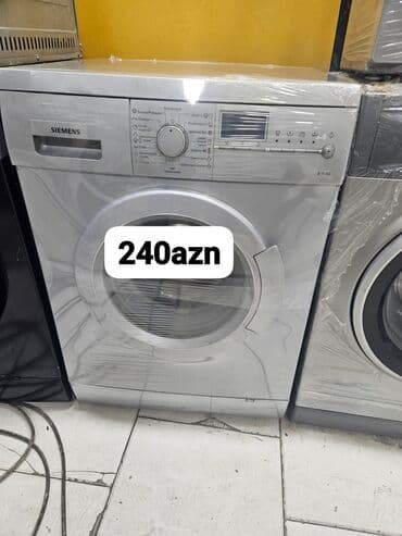 Siemens önyükləməli paltaryuyan maşın - Paslanmayan polad/silver lalafo.az -da Siemens önyükləməli paltaryuyan maşın - Paslanmayan polad/silver