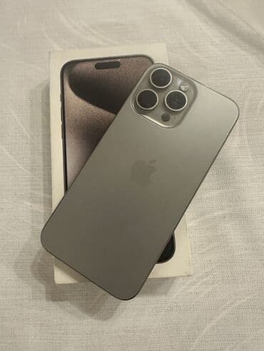 IPhone 15 Pro, 256 GB, Black Titanium, Face ID lalafo.az -da IPhone 15 Pro, 256 GB, Black Titanium, Face ID