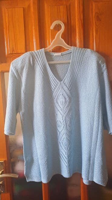 Qadın geyimləri dəsti – 4 ədəd trikotaj üst geyimi 1) Açıq mavi lalafo.az -da Qadın geyimləri dəsti – 4 ədəd trikotaj üst geyimi 1) Açıq mavi