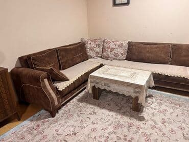 İşlənmiş, Künc divan, Jurnal masası lalafo.az -da İşlənmiş, Künc divan, Jurnal masası