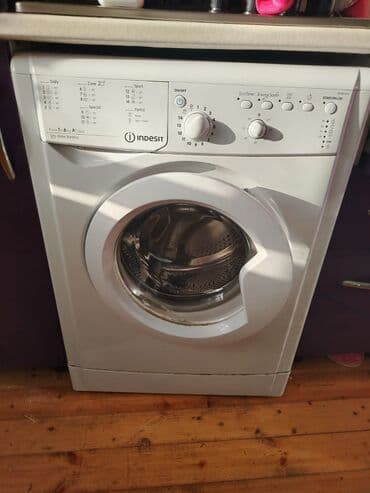 Paltaryuyan maşın Indesit, 6 kq, Avtomat, Qurutmasız lalafo.az -da Paltaryuyan maşın Indesit, 6 kq, Avtomat, Qurutmasız