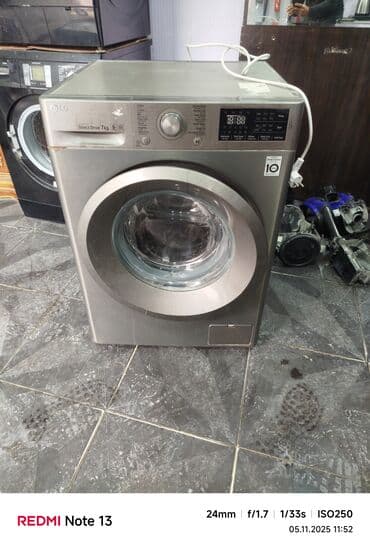Paltaryuyan maşın LG, 7 kq, Avtomat, Qurutmasız lalafo.az -da Paltaryuyan maşın LG, 7 kq, Avtomat, Qurutmasız