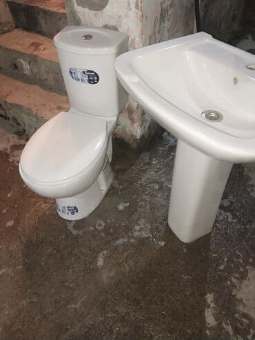 Sanitar quraşdırma dəsti – unitaz və əl-üz yuma çanağı (piedestallı) lalafo.az -da Sanitar quraşdırma dəsti – unitaz və əl-üz yuma çanağı (piedestallı)