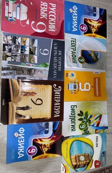 Müxtəlif siniflər üçün nəzərdə tutulmuş dərs kitabları dəsti. Təzə və lalafo.az -da Müxtəlif siniflər üçün nəzərdə tutulmuş dərs kitabları dəsti. Təzə və
