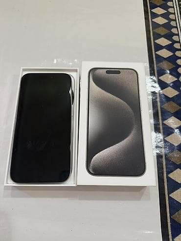 IPhone 15 Pro, 128 GB, Natural Titanium, Face ID lalafo.az -da IPhone 15 Pro, 128 GB, Natural Titanium, Face ID
