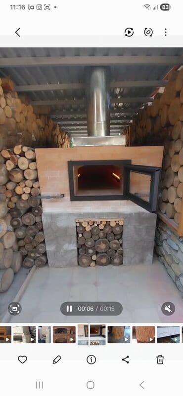 Oda davamli kərpicdən yiqilmis manqal lalafo.az -da Oda davamli kərpicdən yiqilmis manqal