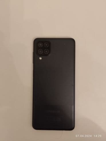 Samsung Galaxy A12, 32 GB, rəng - Qara, Sensor, İki sim kartlı, Face ID lalafo.az -da Samsung Galaxy A12, 32 GB, rəng - Qara, Sensor, İki sim kartlı, Face ID