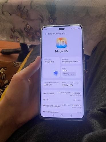 Honor X9c, 256 GB, rəng - Gümüşü lalafo.az -da Honor X9c, 256 GB, rəng - Gümüşü
