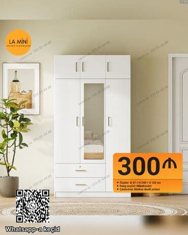 Açılan, Düz dolab, Qarderob, paltar dolabı lalafo.az -da Açılan, Düz dolab, Qarderob, paltar dolabı