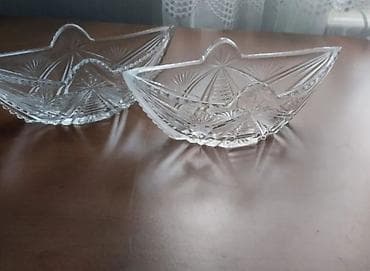 Kəsilmiş naxışlı şüşə vazalar (2 ədəd) - Material: qalın, şəffaf lalafo.az -da Kəsilmiş naxışlı şüşə vazalar (2 ədəd) - Material: qalın, şəffaf
