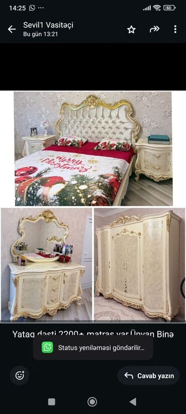 Yataq dəsti 2200₼.matras var.Ünvan Binə Sabxoz.3010Sevil1 lalafo.az -da Yataq dəsti 2200₼.matras var.Ünvan Binə Sabxoz.3010Sevil1