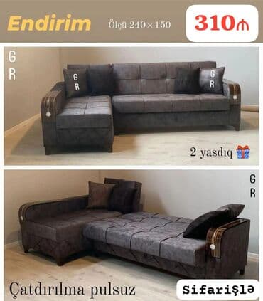 Künc divan, Açılan, Parça, Pulsuz çatdırılma lalafo.az -da Künc divan, Açılan, Parça, Pulsuz çatdırılma
