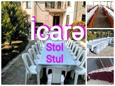 Tədbirlər üçün kirayə stol-stul icarəsi. Ad günləri, nişan, xına, toy lalafo.az -da Tədbirlər üçün kirayə stol-stul icarəsi. Ad günləri, nişan, xına, toy