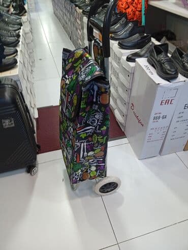 Mağaza arabaları: İki təkərli alış-veriş arabası çantası - Rəngli, tərəvəz və mətbəx lalafo.az -da — 3 Mağaza arabaları: İki təkərli alış-veriş arabası çantası - Rəngli, tərəvəz və mətbəx — 3