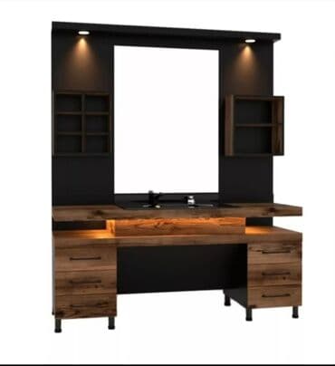 Saş kəsimi üçün masa, Güzgülü lalafo.az -da Saş kəsimi üçün masa, Güzgülü