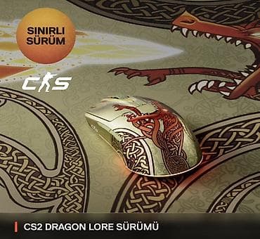 Məhsul: CS2 Dragon Lore sürümü oyun siçanı (məhdud sayda) - Dizayn at lalafo.az Məhsul: CS2 Dragon Lore sürümü oyun siçanı (məhdud sayda) - Dizayn
