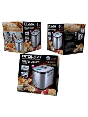 Yeni Çörəkbişirən, Proliss, Çörəyin çəkisi - 1 - 1.5 kq, Ünvandan götürmə, Ödənişli çatdırılma, Rayonlara çatdırılma lalafo.az -da Yeni Çörəkbişirən, Proliss, Çörəyin çəkisi - 1 - 1.5 kq, Ünvandan götürmə, Ödənişli çatdırılma, Rayonlara çatdırılma