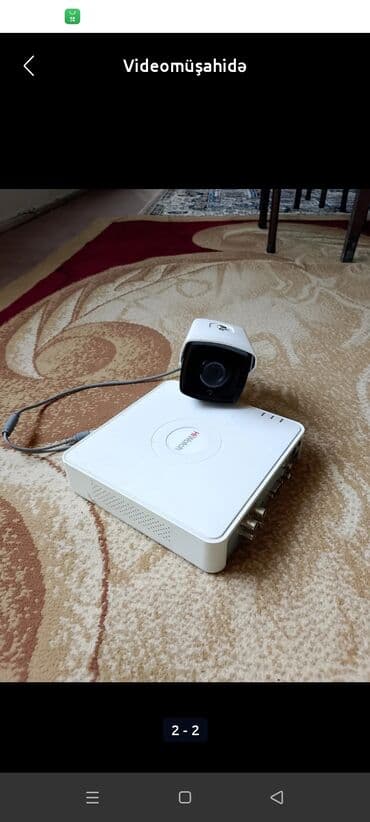 Üstünde 20 metr kabel və adapter. Kamera eladı gecə görüşü 40 metirdi lalafo.az -da Üstünde 20 metr kabel və adapter. Kamera eladı gecə görüşü 40 metirdi