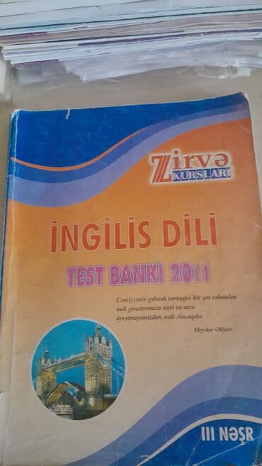 Məhsul: İngilis Dili – Test Bankı 2011 (Zirvə Kursları, III nəşr) lalafo.az -da Məhsul: İngilis Dili – Test Bankı 2011 (Zirvə Kursları, III nəşr)