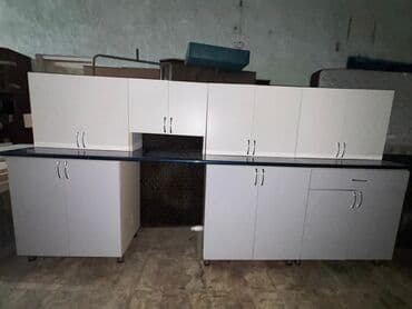 Ağ rəngli modul mətbəx dolabları dəsti - Üst və alt hissədən ibarət lalafo.az -da Ağ rəngli modul mətbəx dolabları dəsti - Üst və alt hissədən ibarət