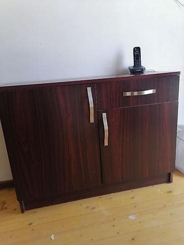 Mebel dolabı – tünd qoz rəngli, klassik dizayn - Material lalafo.az -da Mebel dolabı – tünd qoz rəngli, klassik dizayn - Material