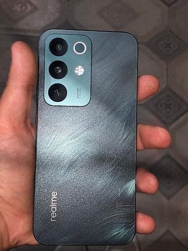 Realme 256 ГБ, цвет - Зеленый, Отпечаток пальца at lalafo.az Realme 256 ГБ, цвет - Зеленый, Отпечаток пальца