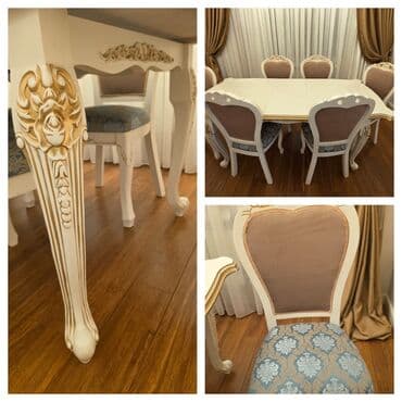 Qonaq otağı üçün, İşlənmiş, Açılan, 6 stul lalafo.az -da Qonaq otağı üçün, İşlənmiş, Açılan, 6 stul