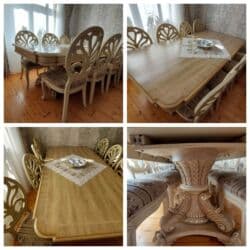 Masa 8 oturcaqla Ideal veziyyetde Turkiyye istehsali Qiymet 1500 azn lalafo.az -da Masa 8 oturcaqla Ideal veziyyetde Turkiyye istehsali Qiymet 1500 azn