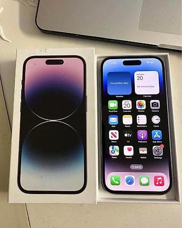 IPhone 14 Pro, 256 GB, Deep Purple, Face ID lalafo.az -da IPhone 14 Pro, 256 GB, Deep Purple, Face ID