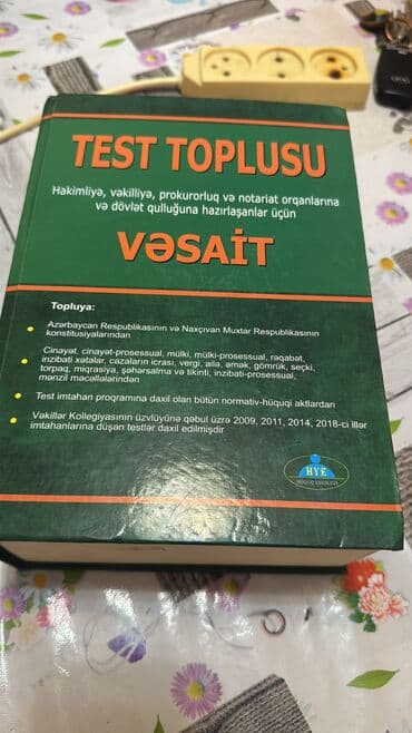 Hüquqşünaslar üçün test toplusu lalafo.az -da Hüquqşünaslar üçün test toplusu