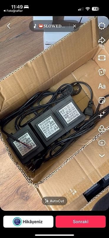 Bağça/LED işıqları üçün suya davamlı transformatorlar - Güc: 30W - lalafo.az -da Bağça/LED işıqları üçün suya davamlı transformatorlar - Güc: 30W -