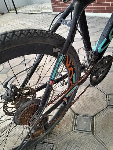 Dağ velosipedi – 26” təkər, disk əyləcli, çox sürətli ötürücülü - lalafo.az -da Dağ velosipedi – 26” təkər, disk əyləcli, çox sürətli ötürücülü -