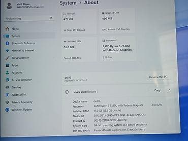 Dell Inspiron 16 2‑in‑1 noutbuk - Ekran: 16.0" FHD (1920x1080), dar lalafo.az -da Dell Inspiron 16 2‑in‑1 noutbuk - Ekran: 16.0" FHD (1920x1080), dar