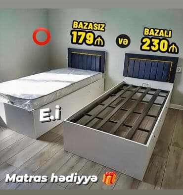 Təknəfərlik çarpayı, Bazalı, Matras ilə lalafo.az -da Təknəfərlik çarpayı, Bazalı, Matras ilə
