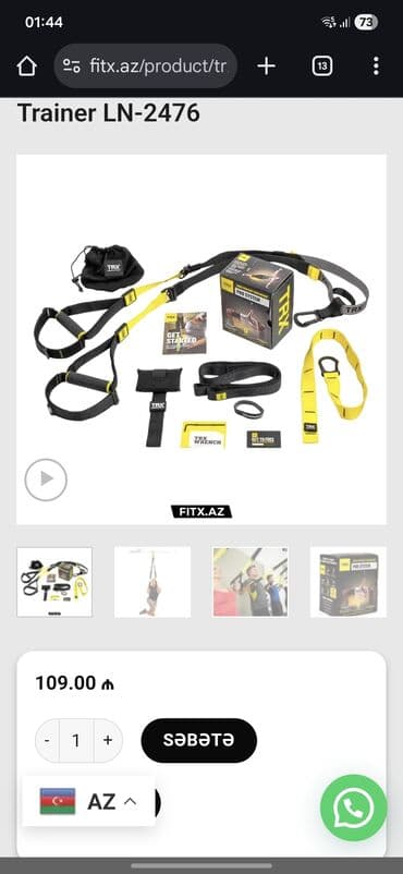 Шлемы: TRX Pro System asma məşq dəsti Тренажер - петли TRX PRO system at lalafo.az — 2 Шлемы: TRX Pro System asma məşq dəsti Тренажер - петли TRX PRO system — 2