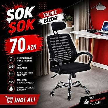 Salon və ofis üçün tənzimlənən stullar - Hündürlüyü tənzimlənir: qolu at lalafo.az Salon və ofis üçün tənzimlənən stullar - Hündürlüyü tənzimlənir: qolu