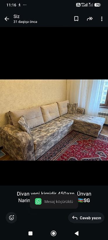 Divan yeni kimidir 450azn. Ünvan Nərimanov kod ¹⁰⁰¹ *Günel 🇦🇿SG* lalafo.az -da Divan yeni kimidir 450azn. Ünvan Nərimanov kod ¹⁰⁰¹ *Günel 🇦🇿SG*
