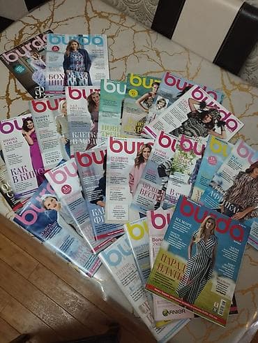 Продаю журналы Бурда 2014-2015 с выкройками.22 журнала за 20 манат lalafo.az -da Продаю журналы Бурда 2014-2015 с выкройками.22 журнала за 20 манат