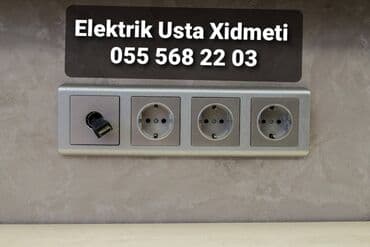 Elektrik Usta Servisi. Rozetka, Vkluçatel, Televizor quraşdırma lalafo.az -da Elektrik Usta Servisi. Rozetka, Vkluçatel, Televizor quraşdırma