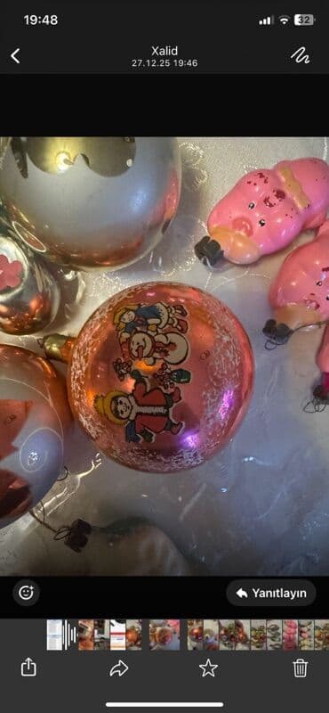 Məhsul: Şüşə Yeni il/Şaxta baba ağacı oyuncaqları dəsti Təsvir: - lalafo.az -da Məhsul: Şüşə Yeni il/Şaxta baba ağacı oyuncaqları dəsti Təsvir: -