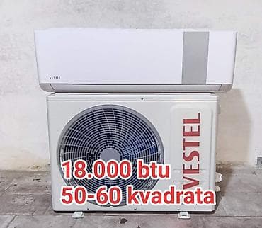4 AYİN KONDİSİONERİ. VESTEL 50-60 KVADRATA 18.000 BTU FRİON R410 lalafo.az -da 4 AYİN KONDİSİONERİ. VESTEL 50-60 KVADRATA 18.000 BTU FRİON R410