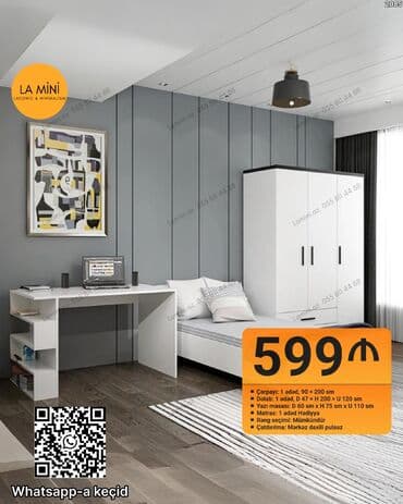 Oğlan və qız üçün, Təknəfərlik çarpayı, Yazı masası lalafo.az -da Oğlan və qız üçün, Təknəfərlik çarpayı, Yazı masası