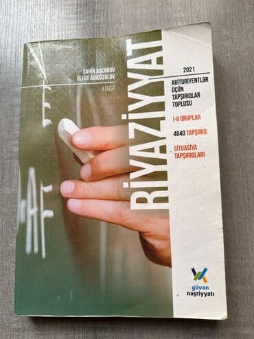 Riyaziyyat – GÜVƏN Abituriyentlər üçün tapşırıqlar toplusu II nəşr lalafo.az -da Riyaziyyat – GÜVƏN Abituriyentlər üçün tapşırıqlar toplusu II nəşr