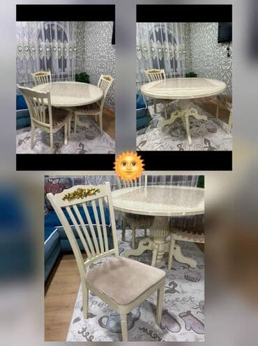 Qonaq otağı üçün, İşlənmiş, Yumru masa lalafo.az -da Qonaq otağı üçün, İşlənmiş, Yumru masa