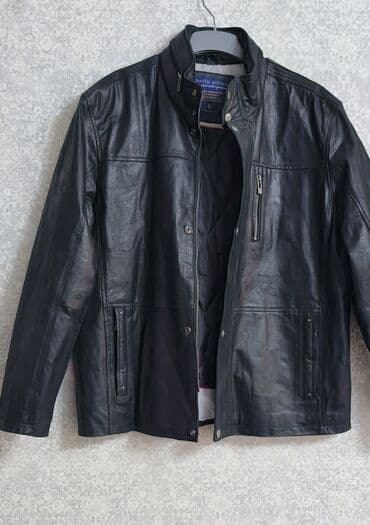 Кожаная матовая куртка Немецкого бренда David Moore lalafo.az -da Кожаная матовая куртка Немецкого бренда David Moore